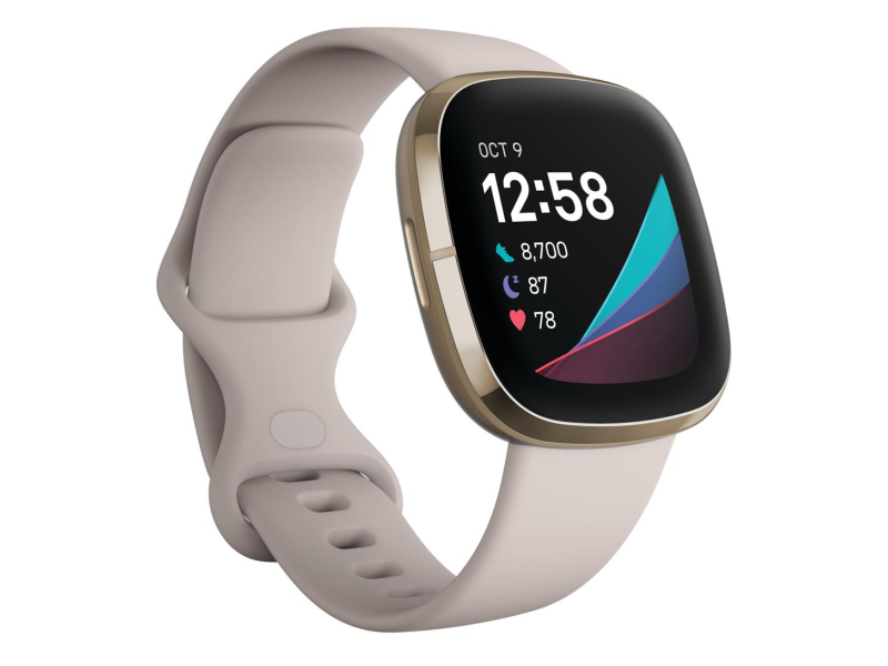 Google Fitbit Sense złoto beżowy + Fitbit Premium